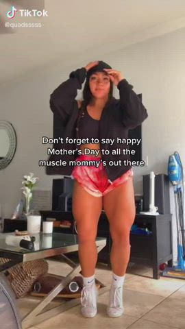 Asian Fitness Legs Muscular Girl Thick TikTok clip