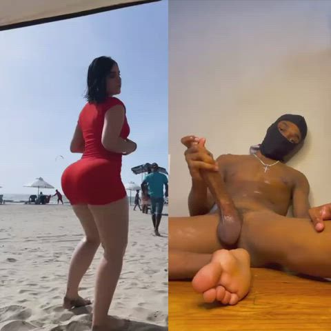 Big ass in Beach 😍