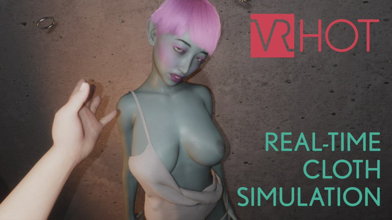 Real-time Cloth Simulation in VR [VR HOT]