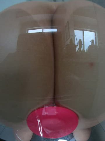 ass australian big ass booty dildo grinding milf masturbating shower clip