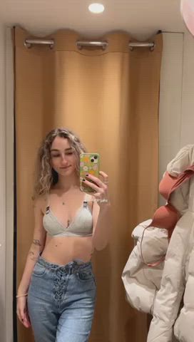I like this bra… but maybe it looks better off? [GIF]