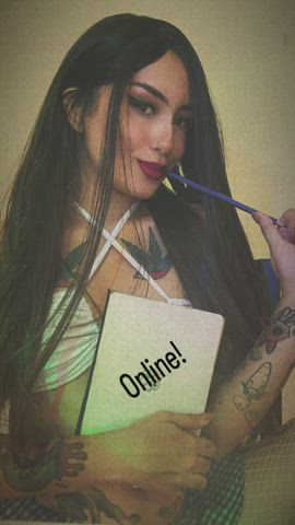 camgirl latina lingerie sensual sex smile solo tattoo teen webcam clip