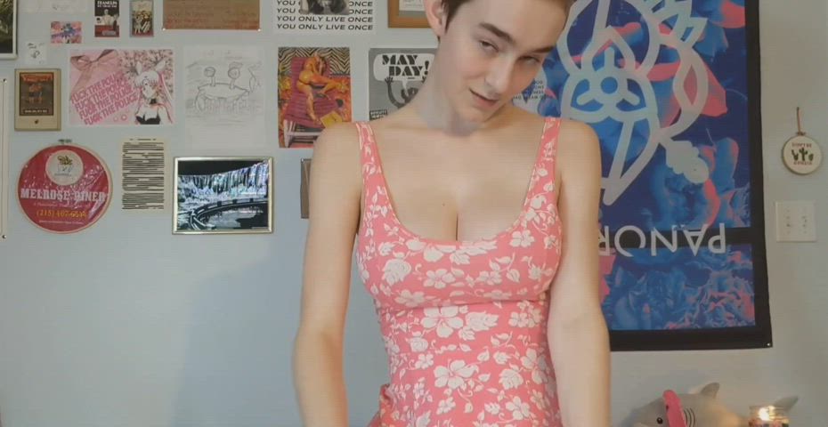 big tits short hair tomboy clip