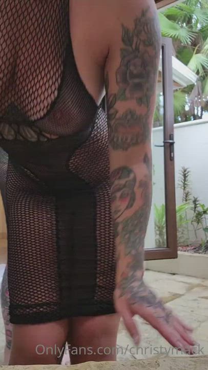 Lingerie Tattoo Tits clip