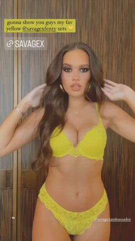 cleavage lingerie madison pettis clip