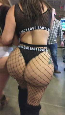 Ass Booty Fishnet Pawg Thick clip