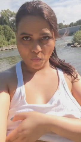 Would you fuck me by the river? ;)