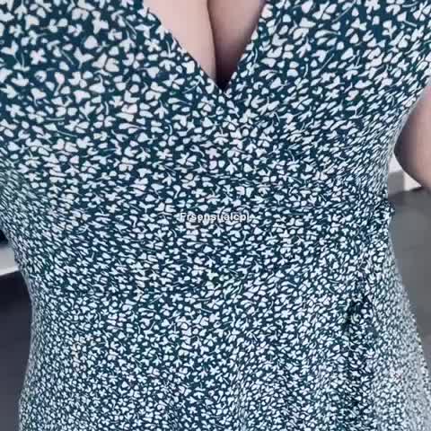 That summer dress feels too tight but I’m sure you won’t mind (f)
