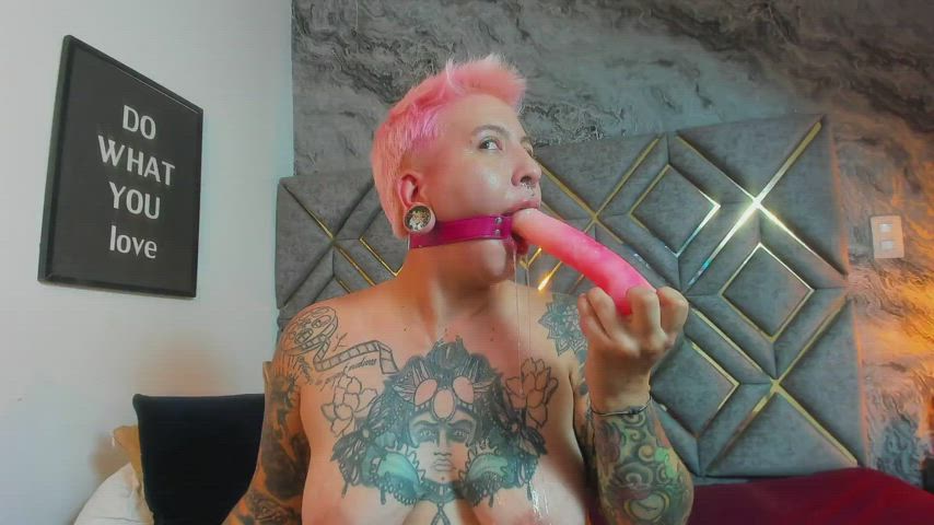 [Amy_Ink] Do you want to have my Big lips on your dick Master? 🍆🤤
