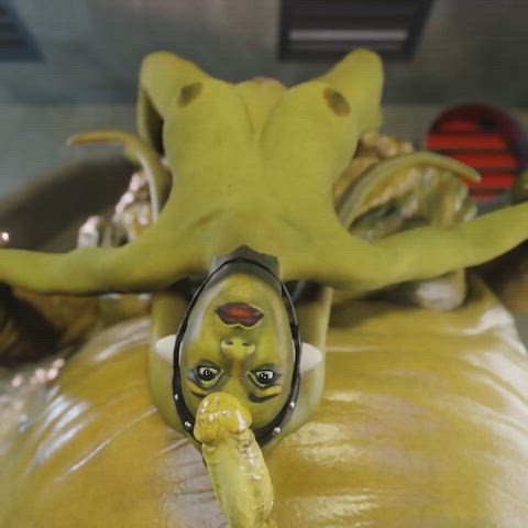 The Twi'lek Slave Oola gets relished by Jabba (PN34)