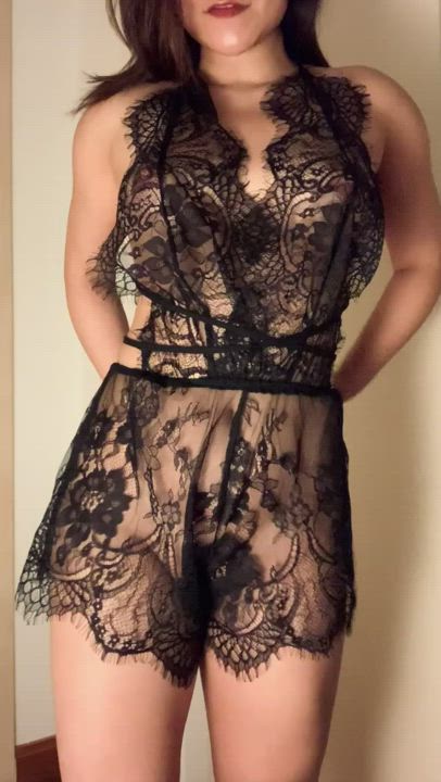 I’m loving this lacy little number