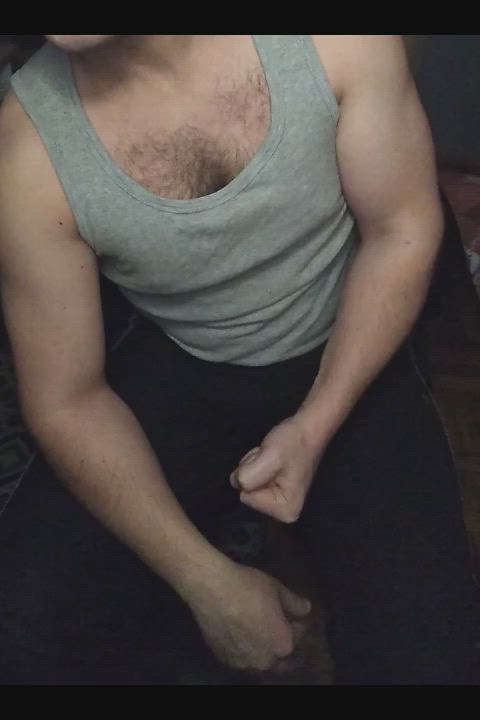 amateur bwc daddy hairy homemade muscles polish solo tank top tease clip