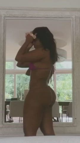 big ass bikini brazilian bubble butt celebrity ebony thick clip