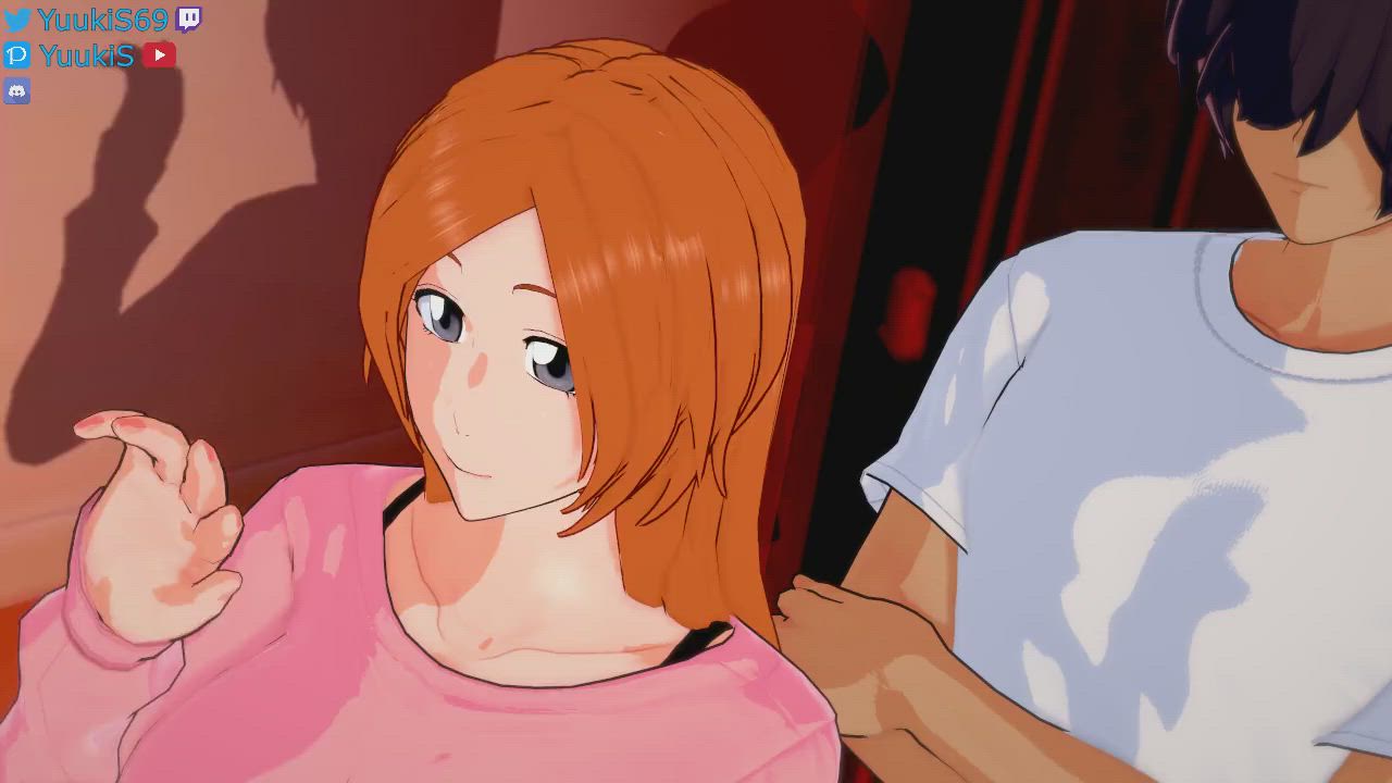 Animation Cheating Groping Massage Redhead Wife clip