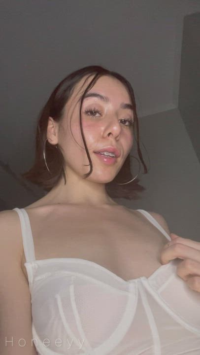 Small but natural. Dresses are my fav easy access [gif]