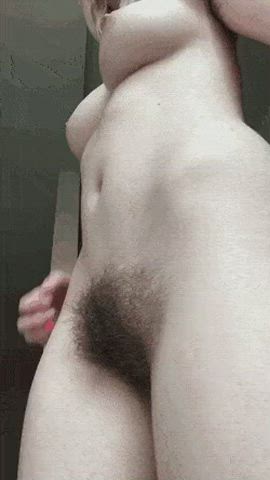 hairy hairy pussy natural tits pussy clip
