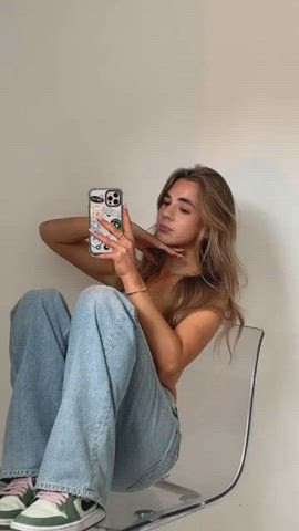 babe blowjob girlfriend girls model selfie teen tiktok tits clip