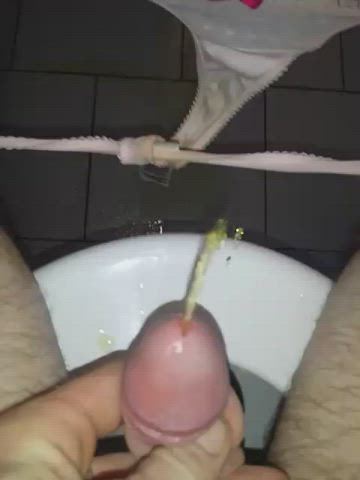 Fores Pissing on a thong GIF by gav8j3collins