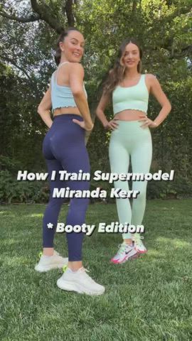 Miranda Kerr Spandex Workout clip