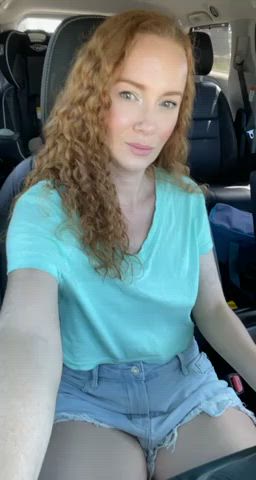 Cougar Hotwife MILF Natural Tits OnlyFans Pussy Redhead Titty Drop clip