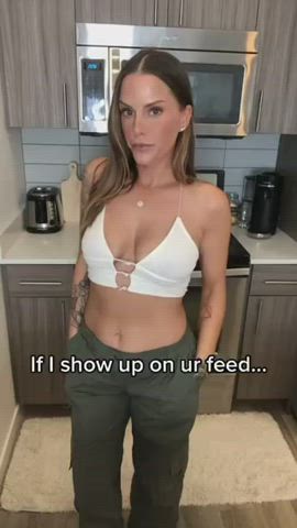 blonde brunette milf petite tiktok clip