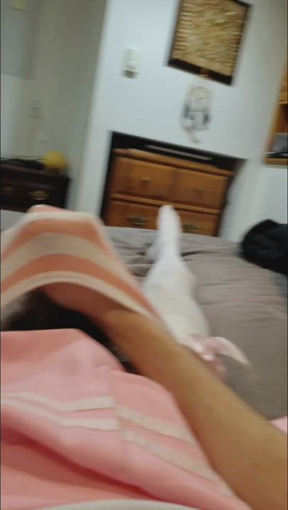 Cum Cute Femboy Orgasm Panties Stockings clip