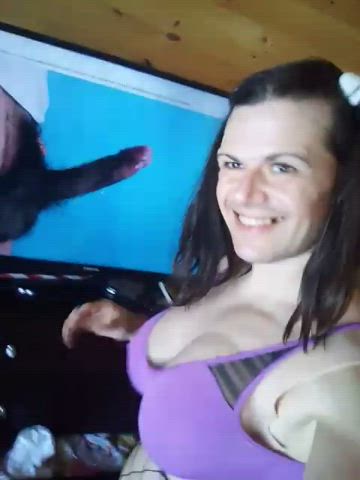 Daddy Chris owns my pussy and mouth and he told me I have to post this clip of me