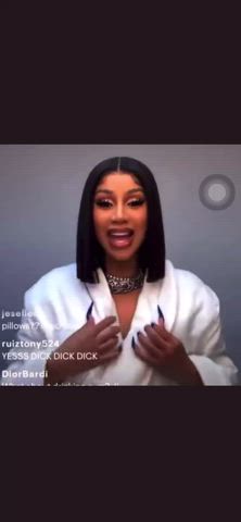 candice cardinelle cardi b ebony clip