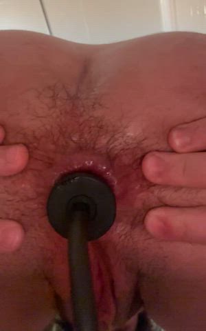 Inflatable plug left my (ftm24) hole gaping and needy 🥵