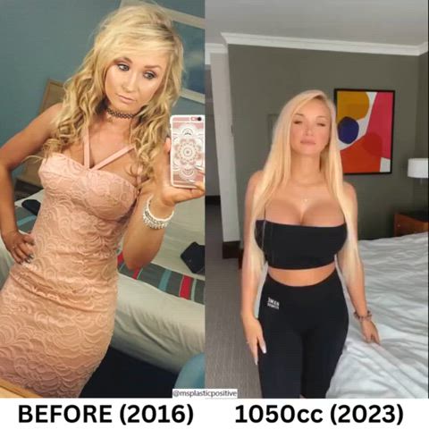 bimbo bimbofication blonde clip