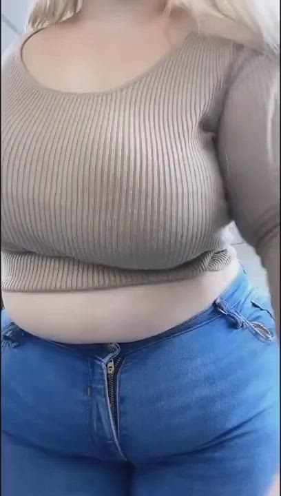 Ass BBW Booty Jeans Thick clip