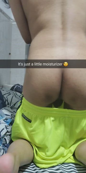 [25] what? I'm just putting a little moisturizer before bed
