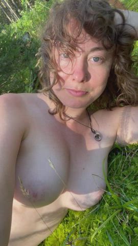 I miss summertime hikes &amp; rolling in the moss nude