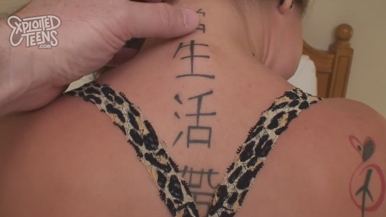 POV Riley Reid Tattoo clip
