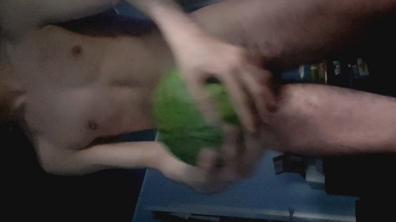 Amateur Cock Food Fetish clip