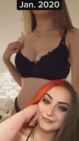 From petite to curvy in a year and a half Bikini TikTok Porn GIF by blankage