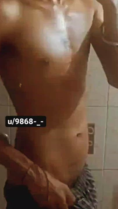 Big Dick Cock Desi Masturbating Solo Tattoo clip