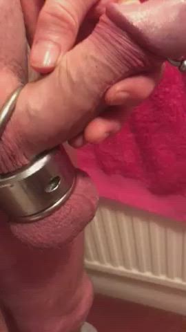 cock pierced stretching clip