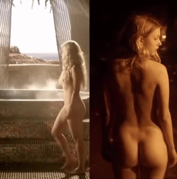 (67719) Game of Thrones booty battle-Who has the better ass? Emilia Clarke (Daenerys)