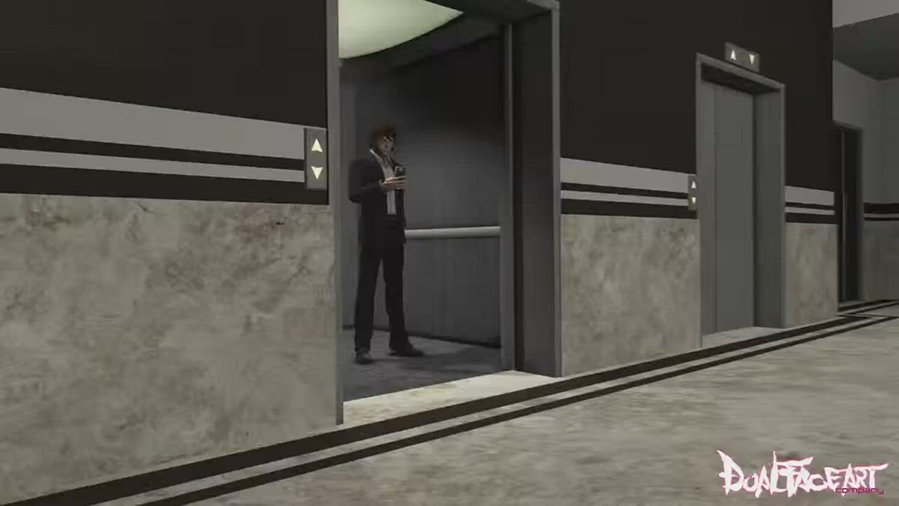 Animation Big Tits Elevator clip