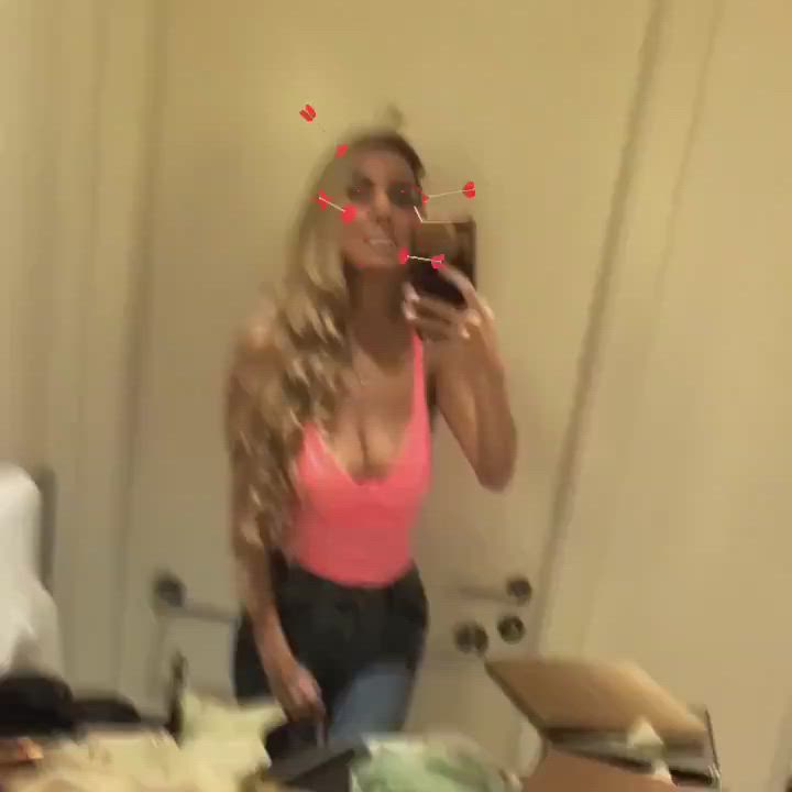 Bathroom Blonde Tits clip