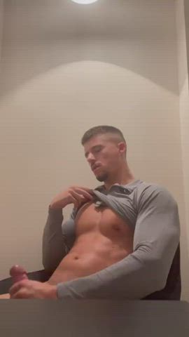 amateur big dick british gay homemade jerk off masturbating sport clip
