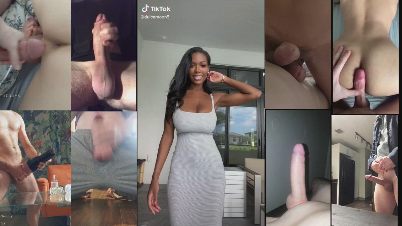 BabeCock Big Tits Bouncing Tits Cum Dancing Ebony Frotting TikTok clip