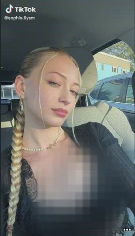 blonde caption censored humiliation tiktok clip