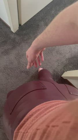 Ass Leather Sissy clip