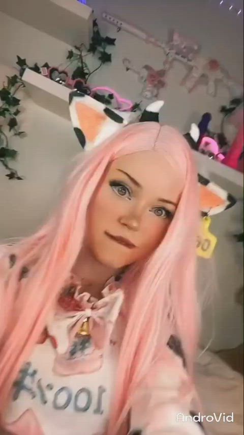 ahegao cute drooling spit tiktok clip