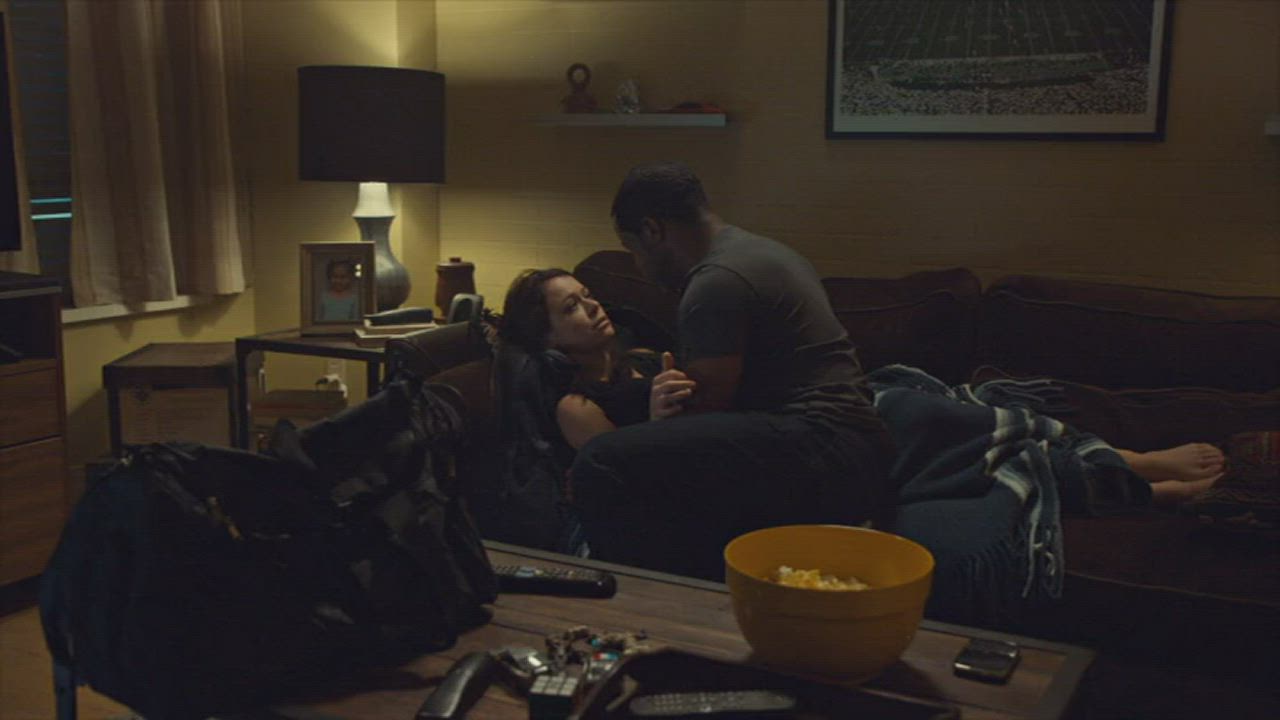 Interracial Kissing Tatiana Maslany clip