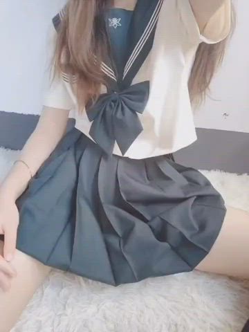 cumshot japanese schoolgirl teen clip