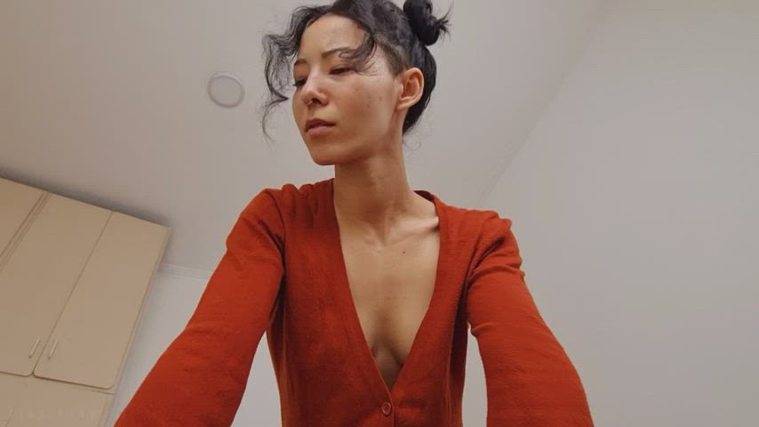 asian face sitting facesitting pov petite clip