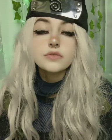 ahegao cosplay non-nude clip